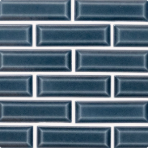 Bay Blue Beveled Tile - ceramic tile